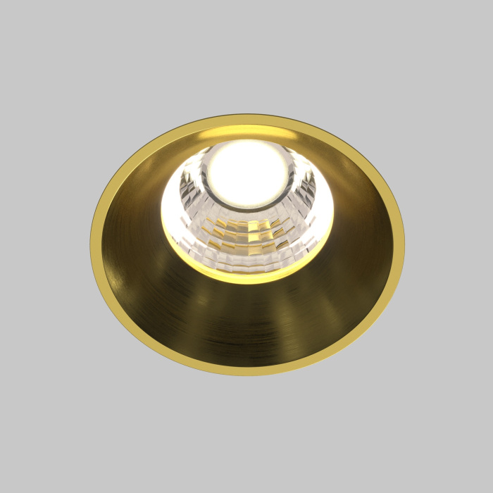 Встраиваемый светильник Maytoni Round DL058-7W4K-TRS-BS (dl058-7w4k-trs-bs)