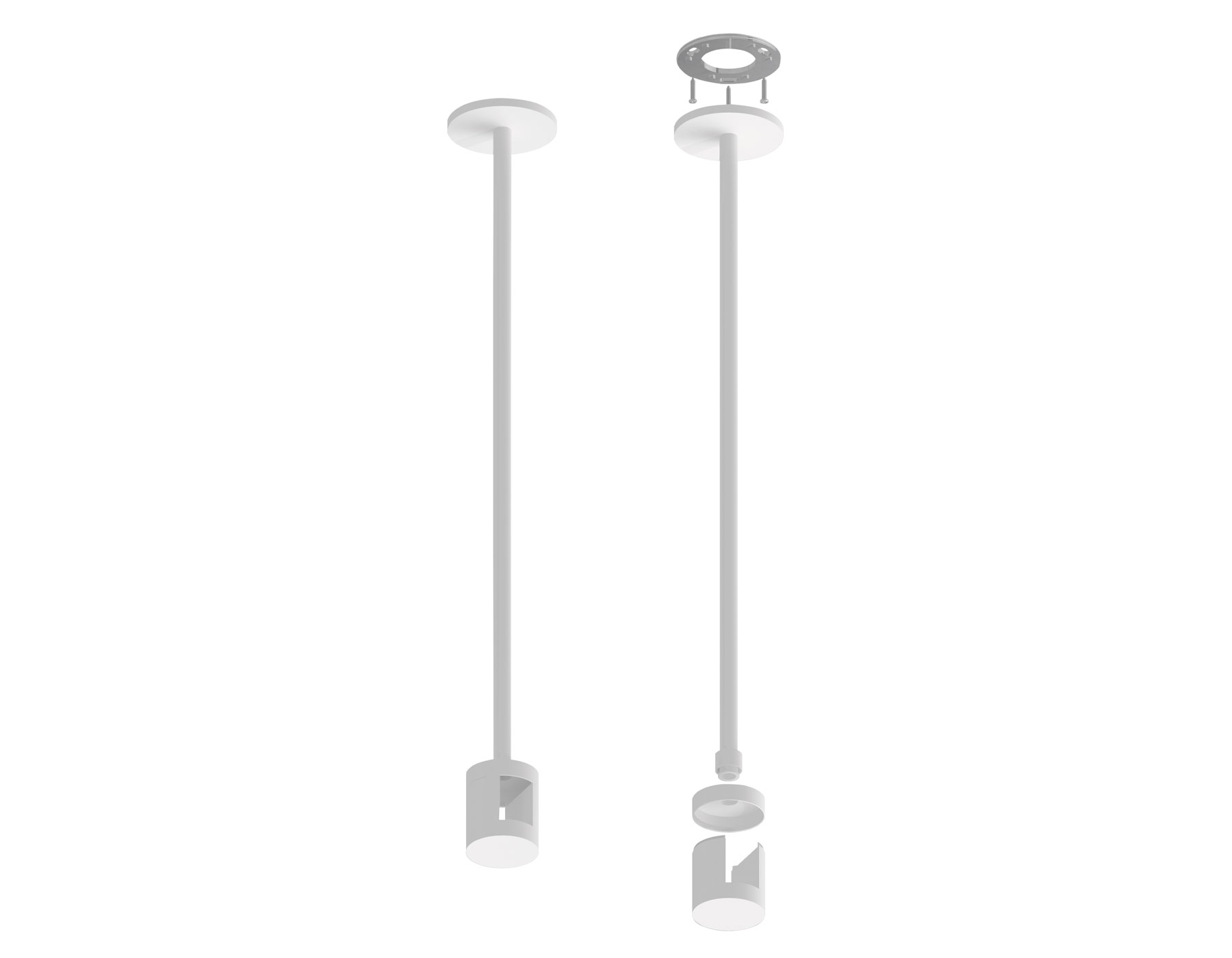 Крепеж накладной Techno Ring A9232 WH белый D20*400mm