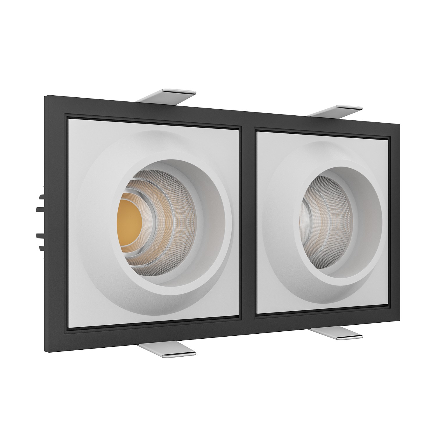 Встраиваемый светодиодный светильник Ledron GIZA SQ2 Black-White (2114)