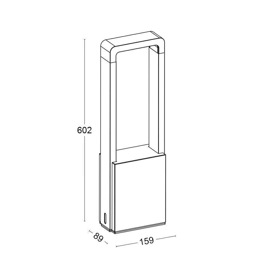 Ландшафтный светодиодный светильник Ledron IDI big (11298)