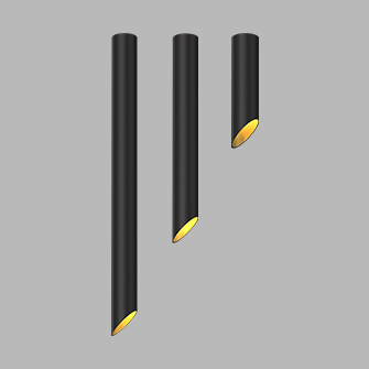 Накладной светодиодный светильник Ledron SLC78008-7W-50 Black-Gold (2702)