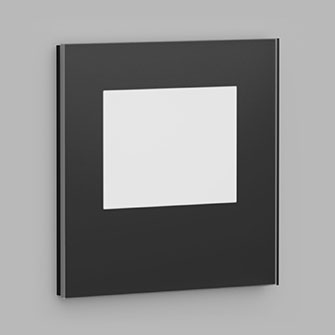 Встраиваемый светодиодный светильник для стен и ступеней Ledron KIT AGILE G SQ Black (3762)