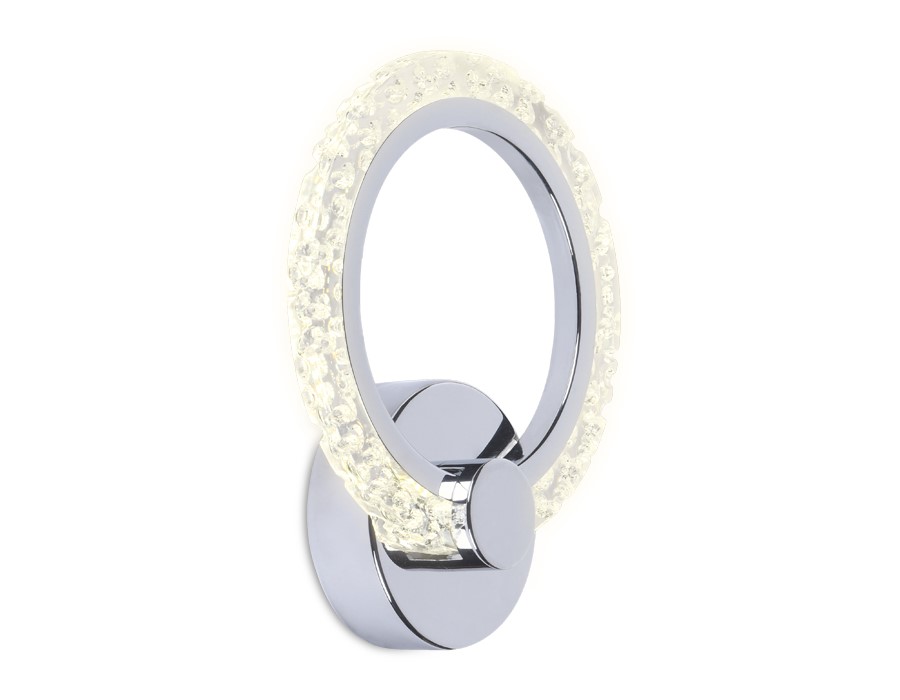 Настенный светодиодный светильник FA415 CH хром 6400K/3000K/4200K 12W 230*190*60