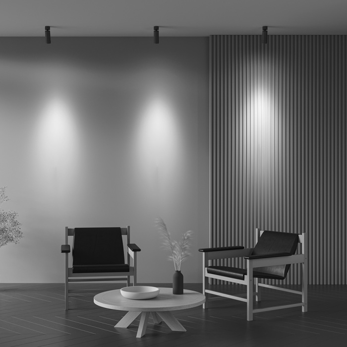 Потолочный светильник Focus Zoom 4000K 1x12W 15-50 LED Maytoni Technical C055CL-L12W4K-Z-B (c055cl-l12w4k-z-b)