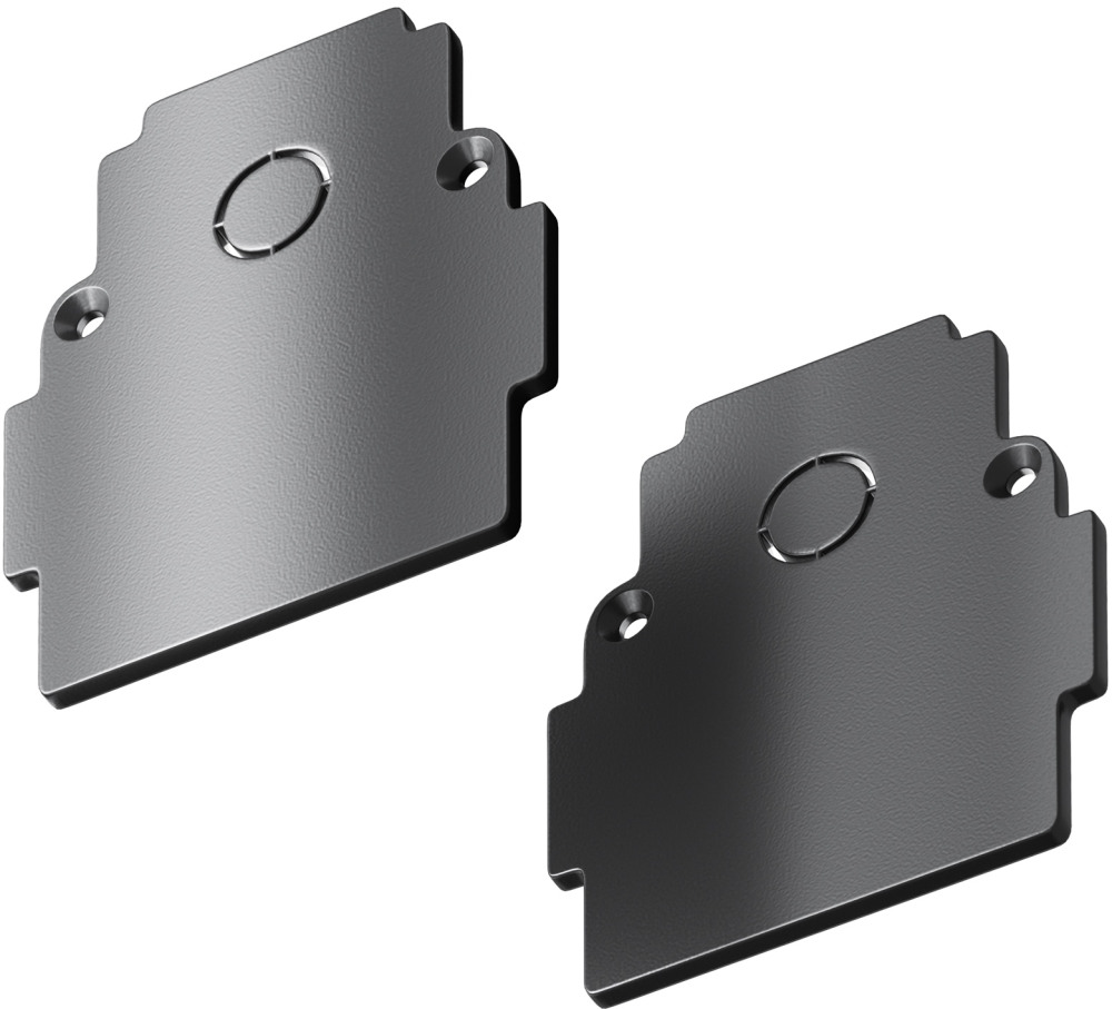 Заглушка торцевая 2шт Gravity встраиваемый черный магнитный Maytoni Technical TRA010EC-42B