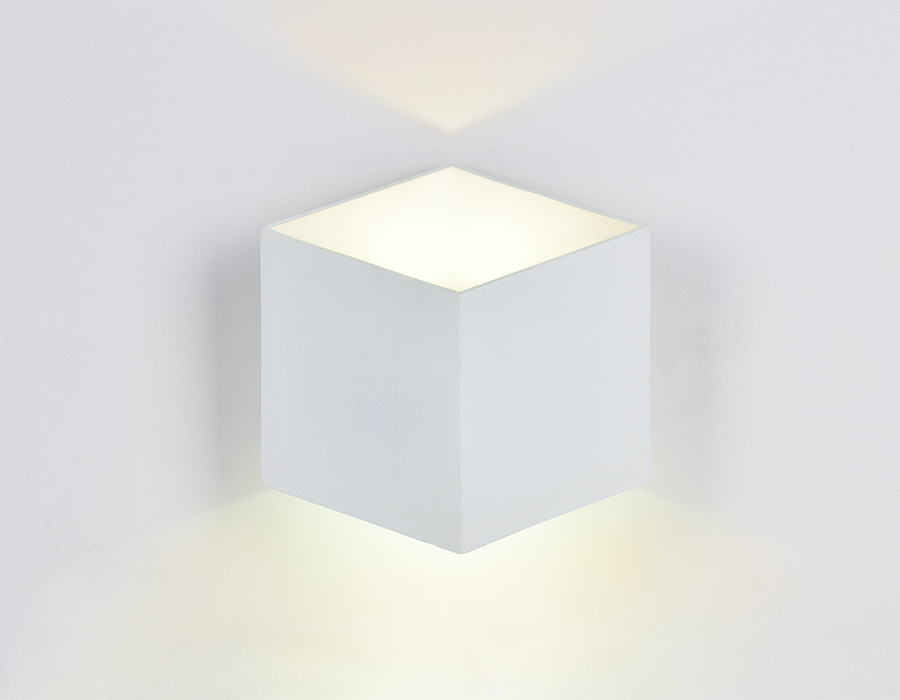 Настенный светодиодный светильник FW139 WH/S белый/песок LED 4200K 10W 170*150*90