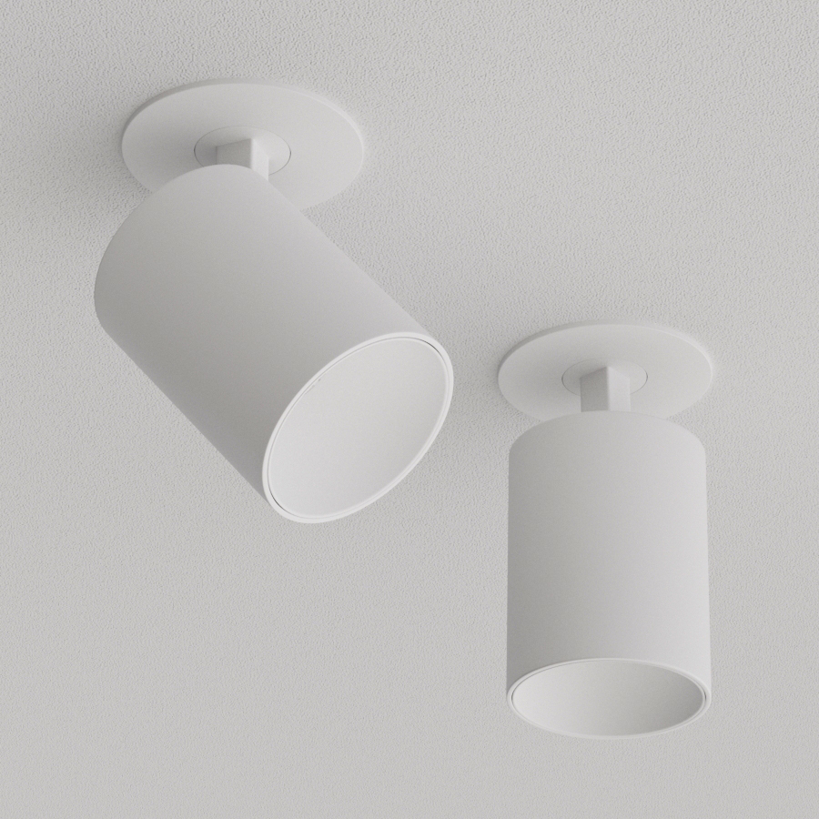 Встраиваемый поворотный светодиодный светильник Ledron MJ-1077 White (2003)