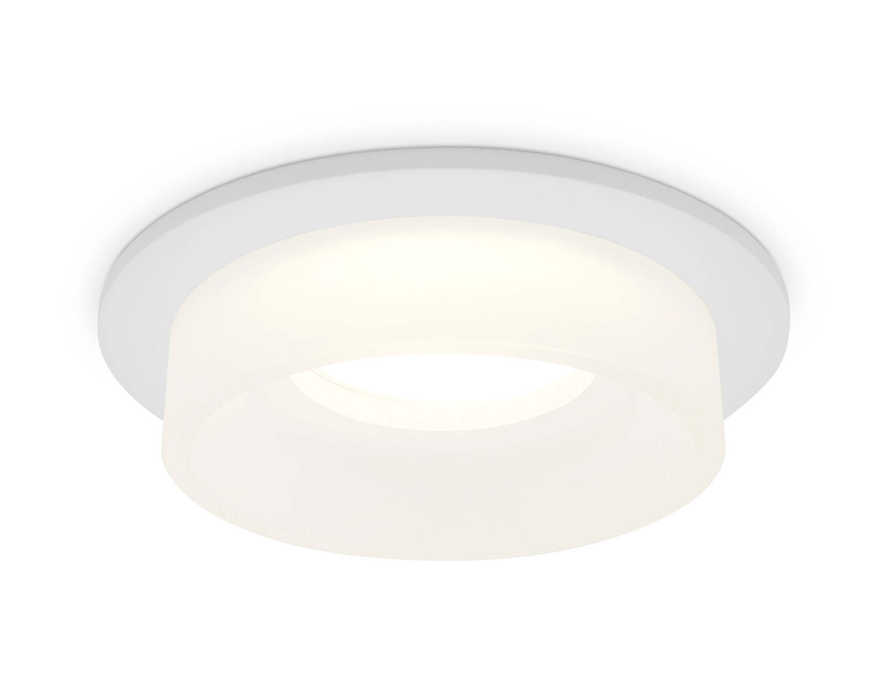 Встраиваемый точечный светильник с акрилом TN1311 SWH/FR белый песок/белый матовый GU5.3 D98*45