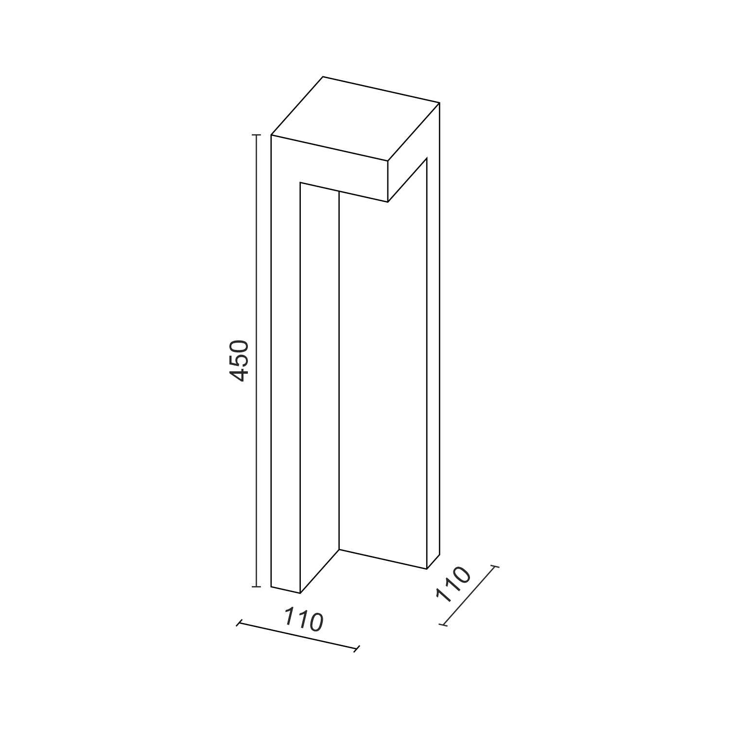 Уличный светодиодный светильник Ledron Ledron MO-7005 (3801)