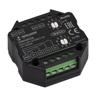 INTELLIGENT ARLIGHT Конвертер DALI-309-SCENES-IN (DALI bus) (Arlight, -) 026485