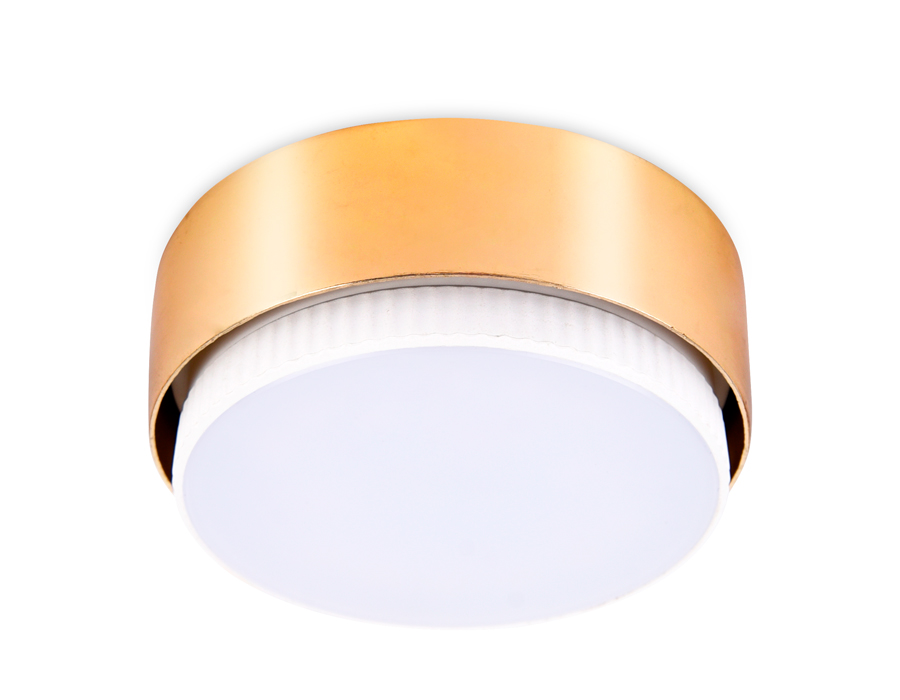 Накладной точечный светильник GX53 G102 GD золото GX53 D82*25