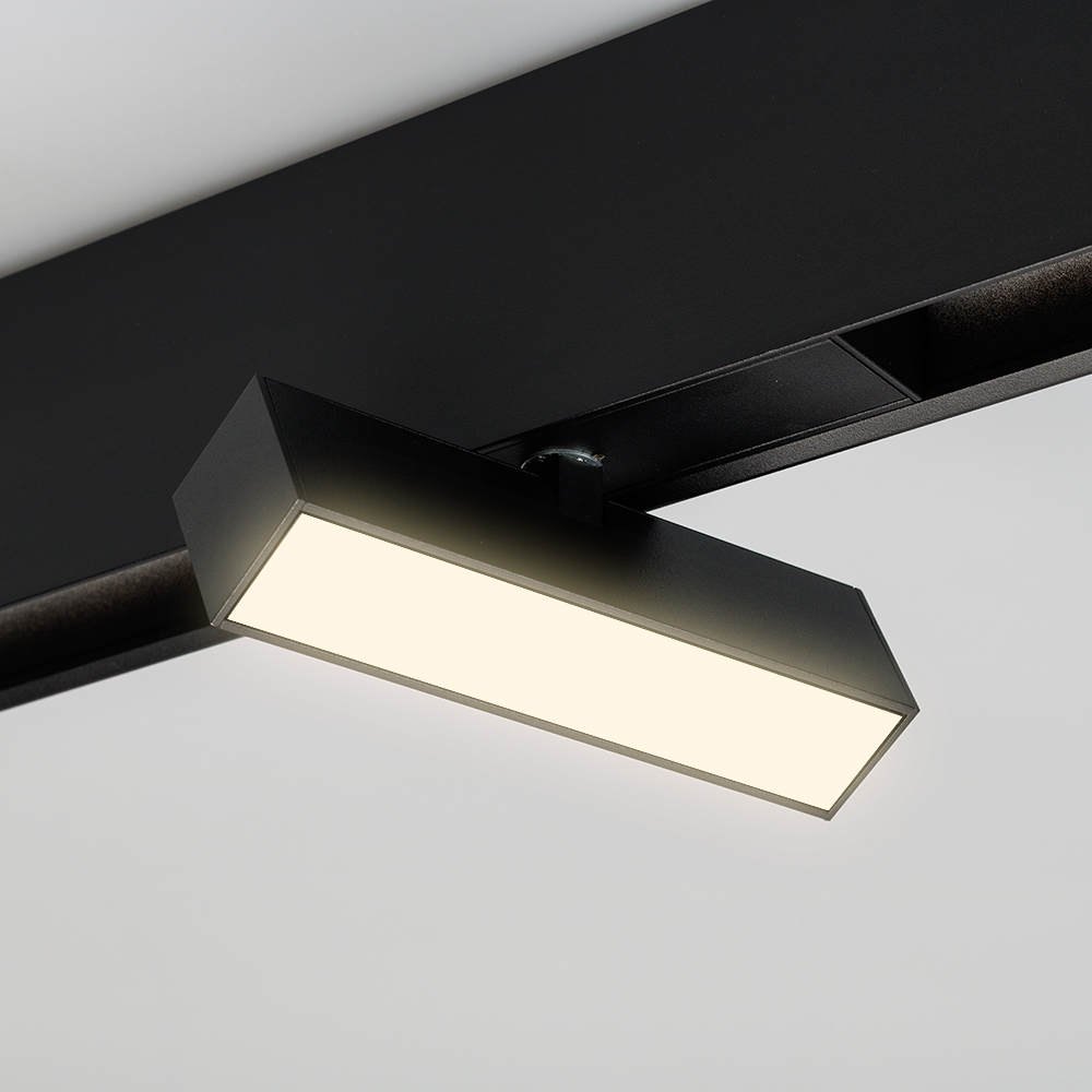 Светильник MAG-FLAT-FOLD-45-S205-6W Warm3000 (BK, 100 deg, 24V) (Arlight, IP20 Металл, 5 лет) 026987