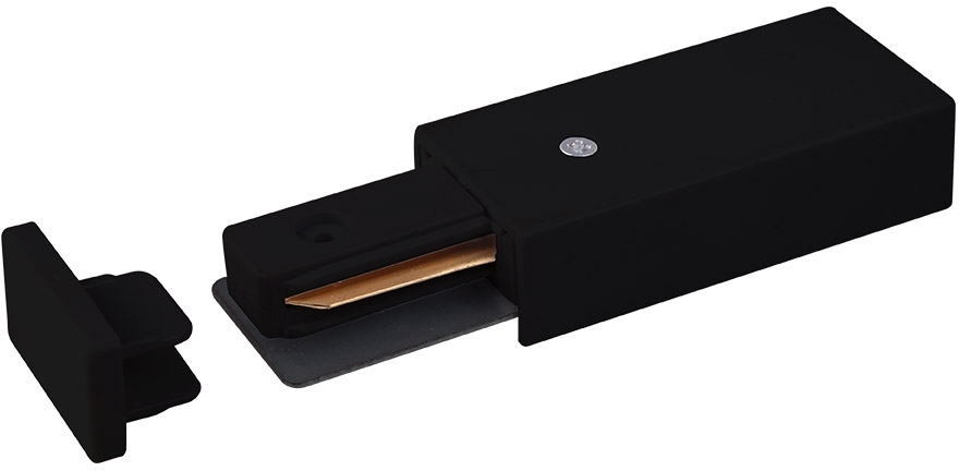 Ввод питания и заглушка торцевая для однофазного шинопровода TRP-1-1-BK черный (electrostandart_a039506)