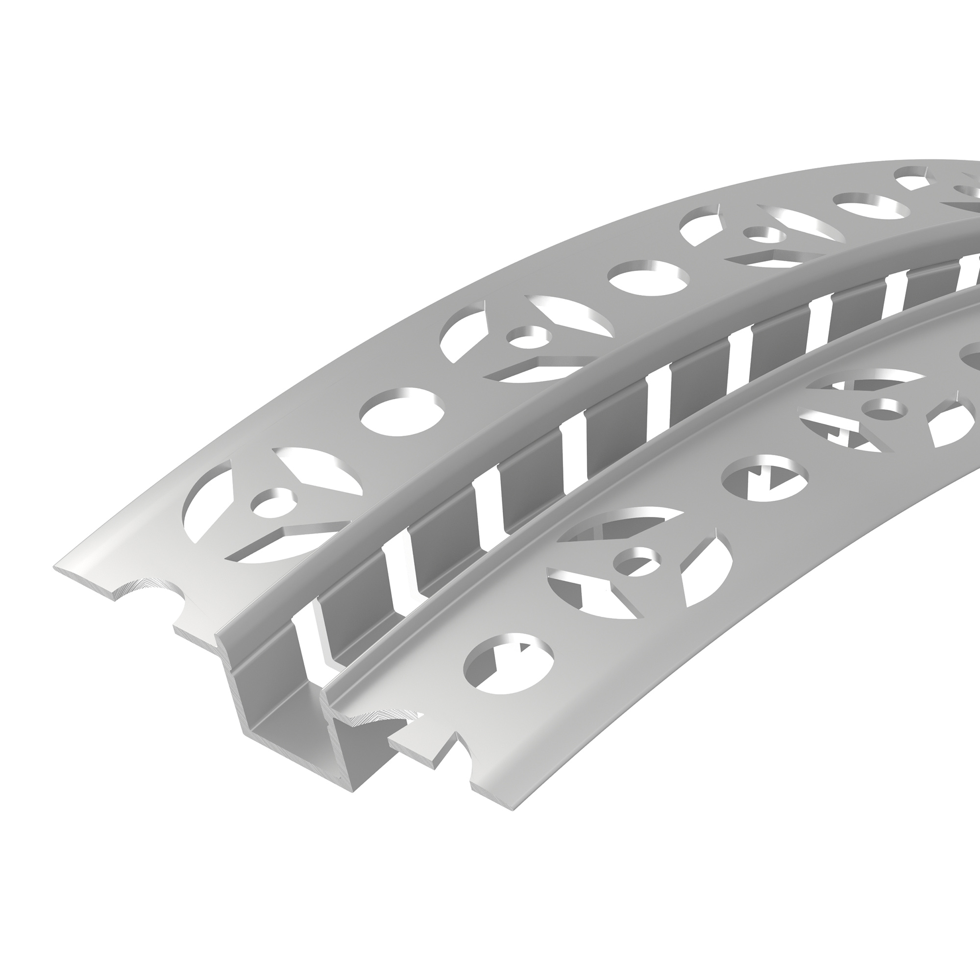 Профиль FANTOM-BENT-W12-TOP-2000 ANOD (Arlight, Алюминий) 040327