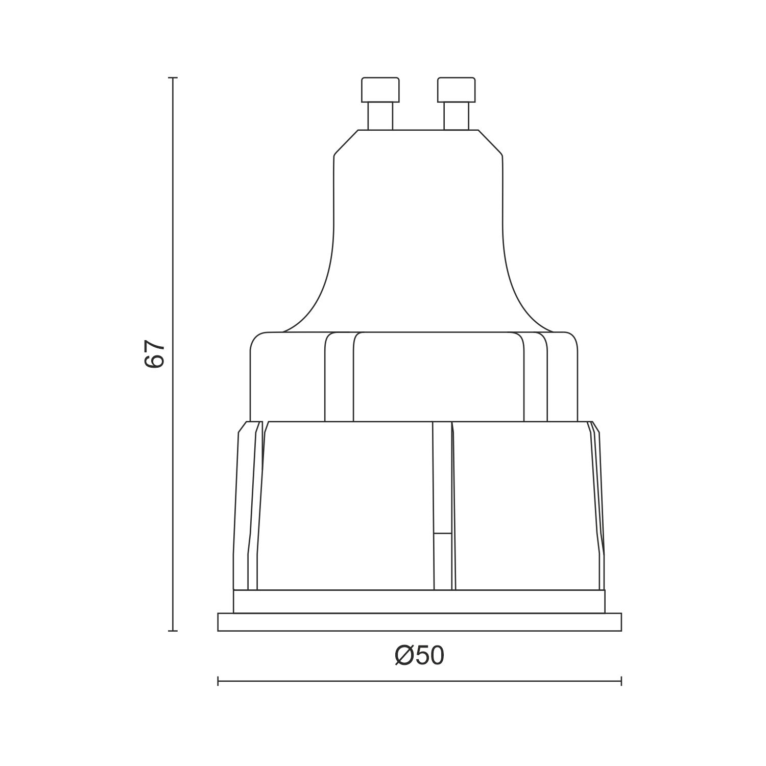 Светодиодная лампа Ledron LDR-GU10 (8532)