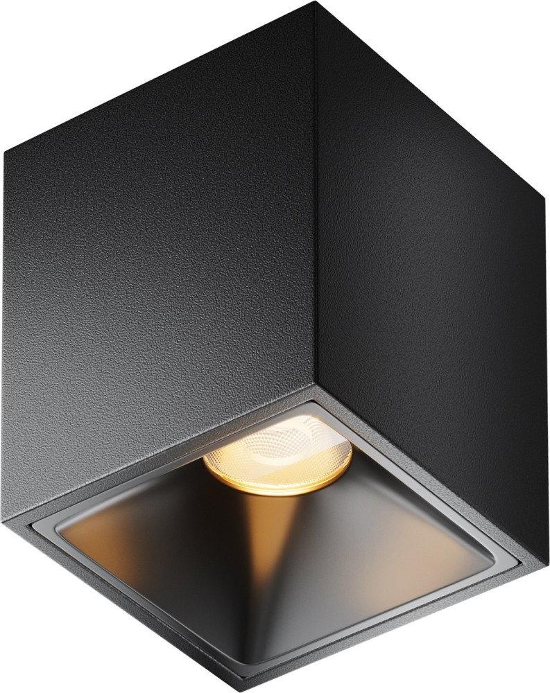 Накладной потолочный светильник Maytoni Alfa LED C065CL-8W27K-SQ-B (c065cl-8w2_7k-sq-b)