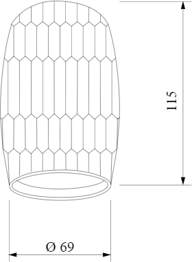 Точечный светильник DLN104 GU10 (a057134)