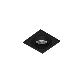 Встраиваемый светодиодный светильник Ledron GIZA MINI SQ Black (2089)