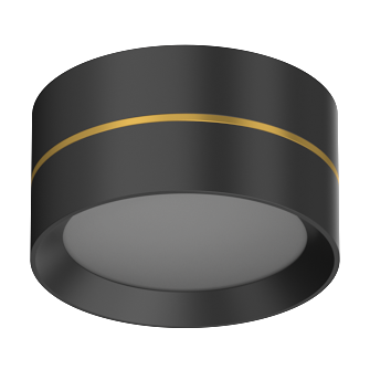 Накладной светодиодный светильник Ledron BARREL Black (2644)