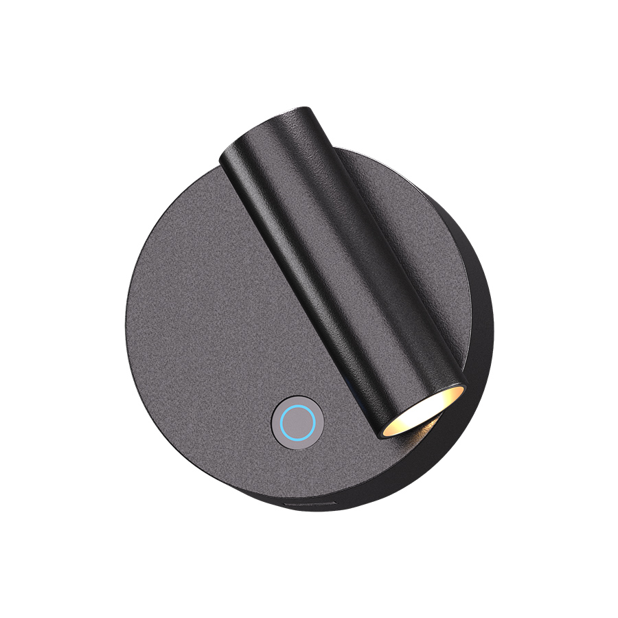 Настенный светодиодный светильник Ledron READ Dim Black (9535)