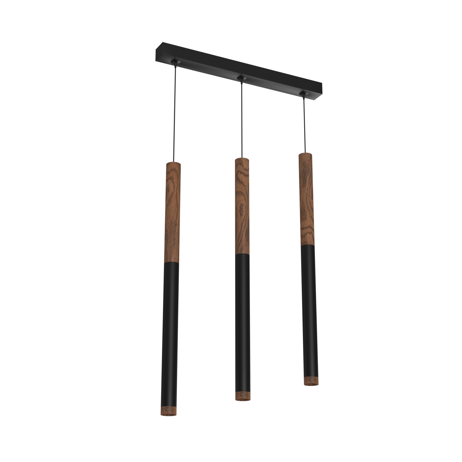 Подвесной накладной светодиодный светильник Ledron SAGITONY E3 T40 Wooden 300 Dim Black (4909)