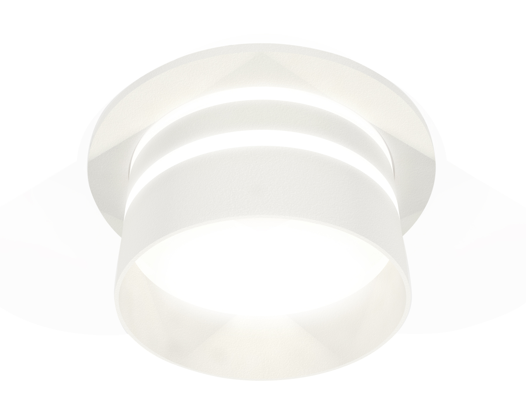 Комплект встраиваемого светильника с акрилом XC7621042 SWH/FR белый песок/белый матовый MR16 GU5.3 (C7621, N7141)