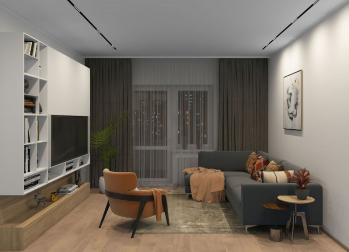 Трековый светильник светодиодный DK8001-BK (dk8001-bk)