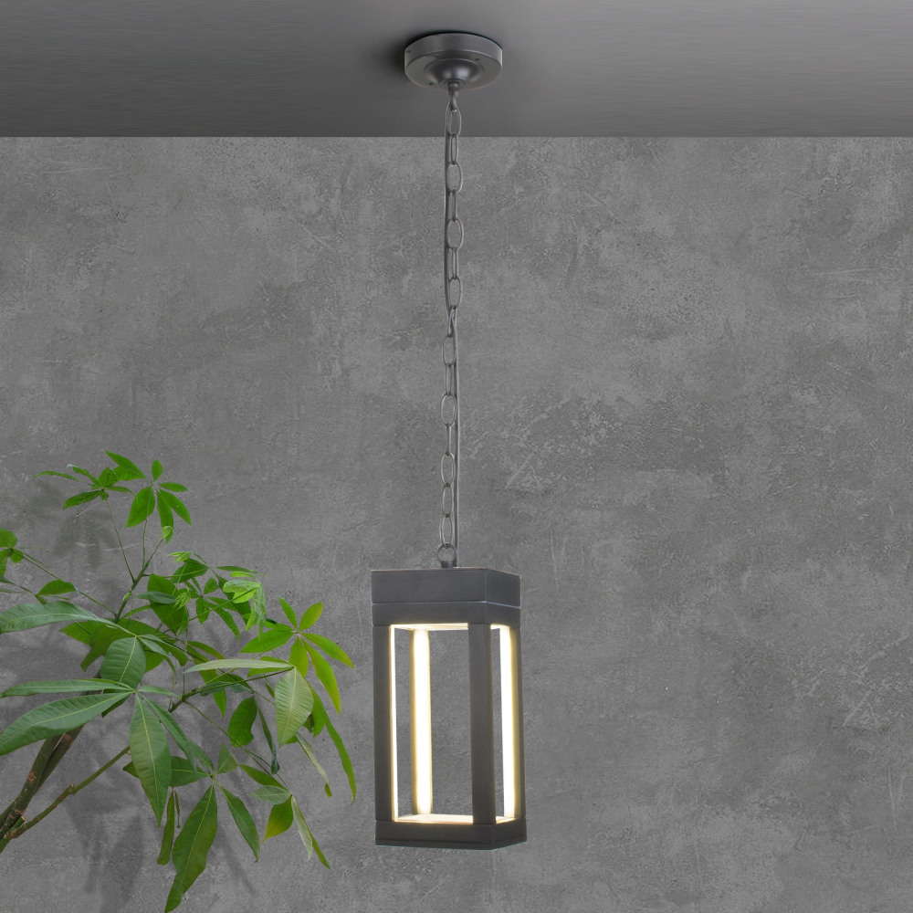 Уличный светильник подвесной светодиодный Frame 1528 TECHNO LED IP54 (a051858)