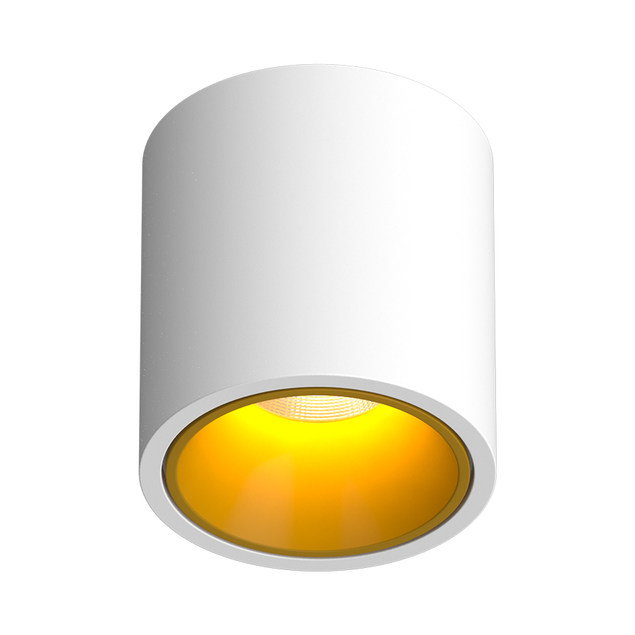 Накладной светодиодный светильник Ledron RINBOK TRIAC White-Gold (2624)