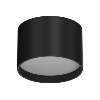 Накладной светодиодный светильник DRUM Black (9954)