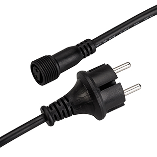 Шнур питания ARD-CLASSIC-BALL-LIVE-1.5M Black (230V, 1.6A) (Ardecoled, Закрытый) 025652