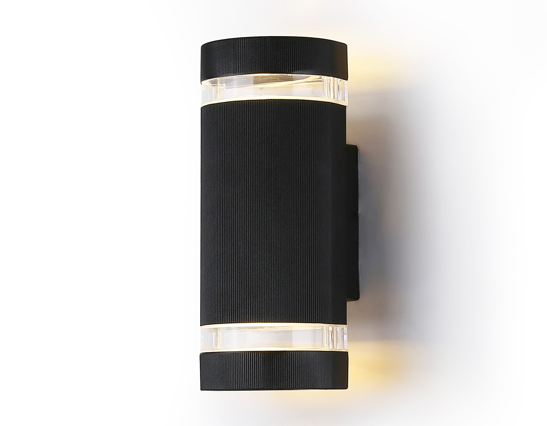 Уличный настенный архитектурный светильник ST2562/2 BK/CL черный/прозрачный IP54 GU10/2 max 35W 235*100*65