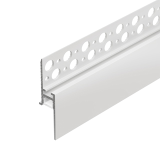 Профиль PLINTUS-FANTOM-H20-2000 WHITE (Arlight, Алюминий) 043660