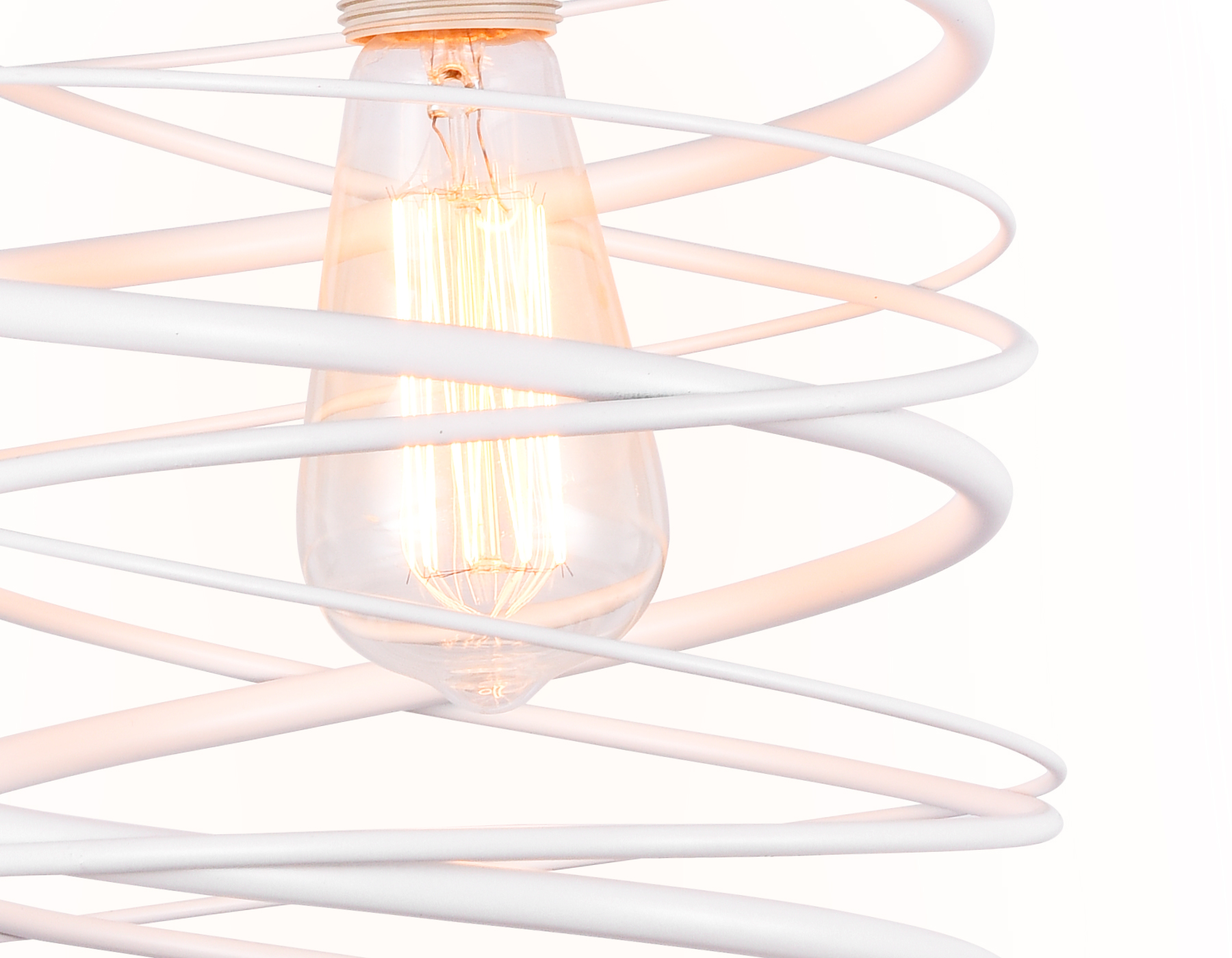 Подвесной светильник в стиле лофт TR8400 WH белый E27 max 60W D210*1060