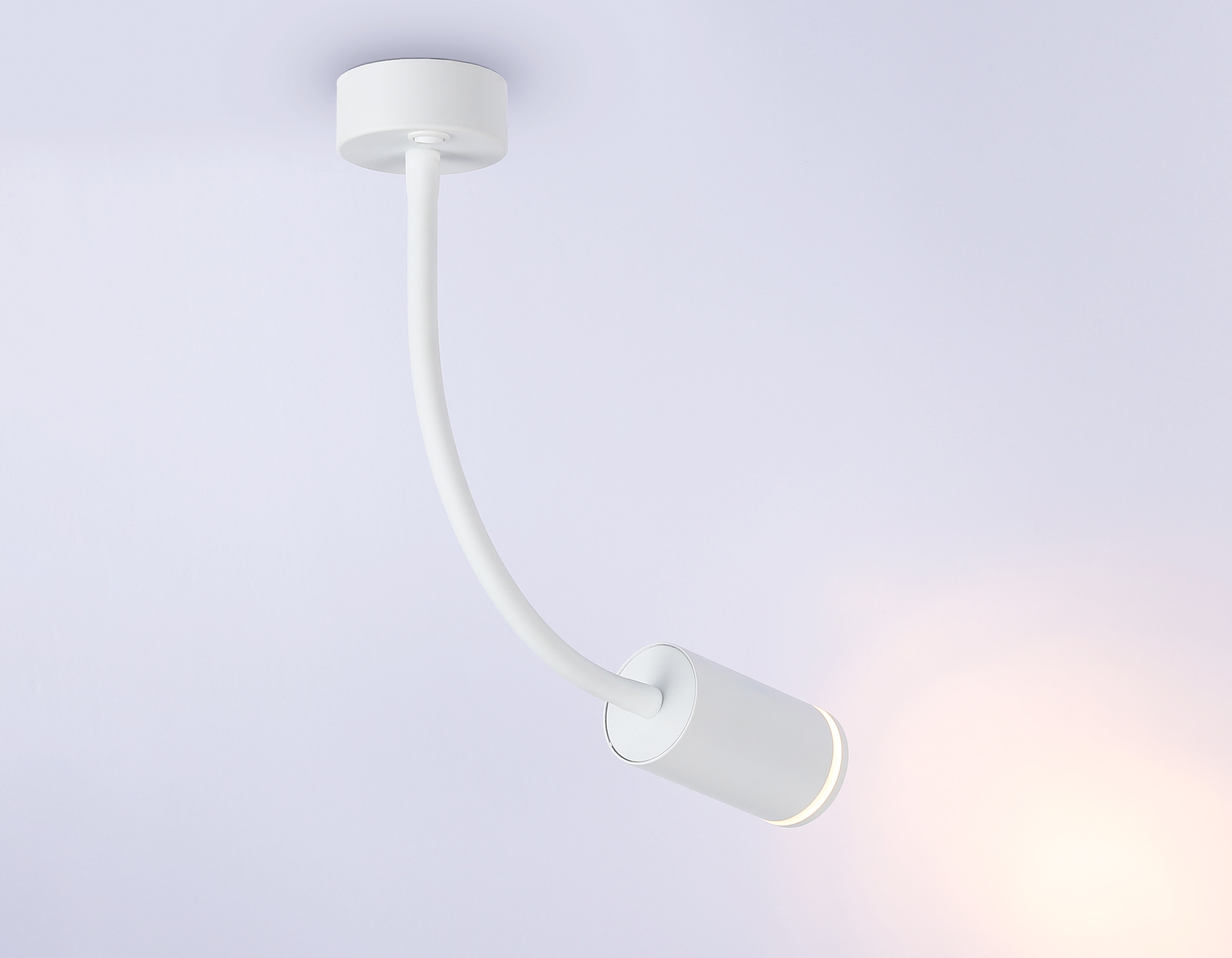 Светильник настенно-потолочный гнущийся с выключателем FW2469 WH белый GU10 max 12W D55*L100*H300