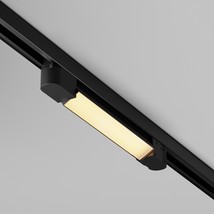 Трековый светильник трехфазный 10W 220V Maytoni Basis TR196-3-10W27K-B (tr196-3-10w2_7k-b)