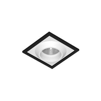 Встраиваемый светодиодный светильник Ledron GIZA SQ Black-White (2108)