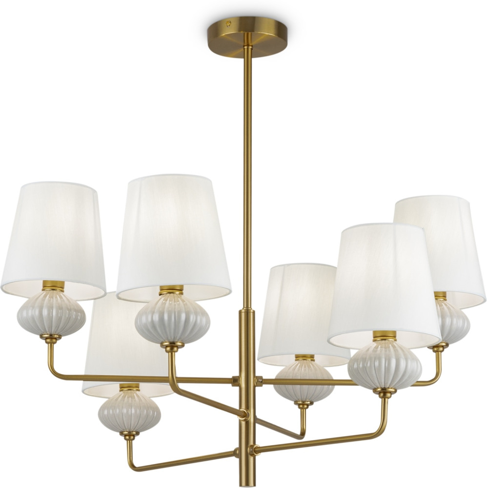 Потолочная люстра на штанге Freya Ceramics FR2029PL-06BS (fr2029pl-06bs)