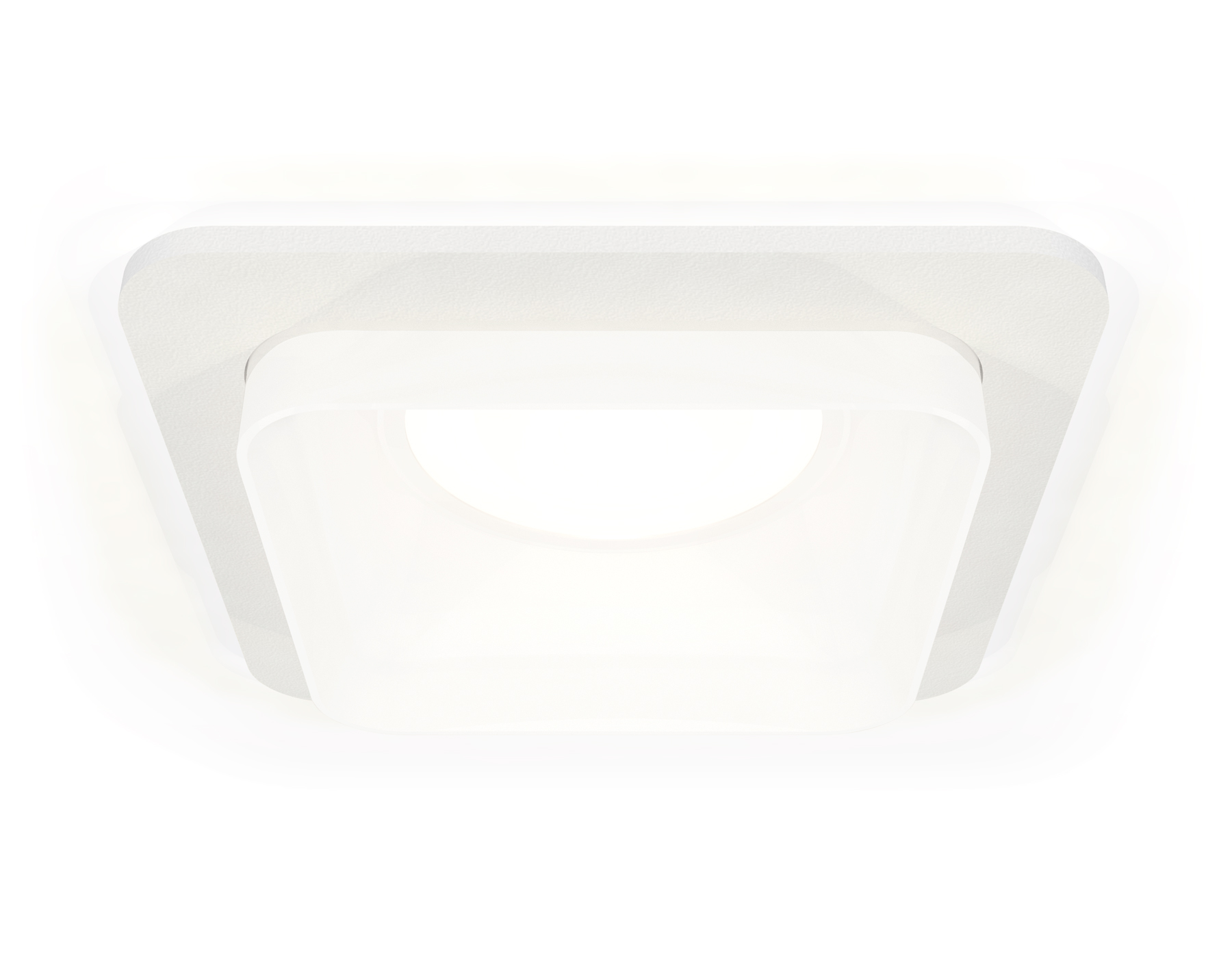 Комплект встраиваемого светильника с акрилом XC7901013 SWH/FR белый песок/белый матовый MR16 GU5.3 (C7901, N7755)