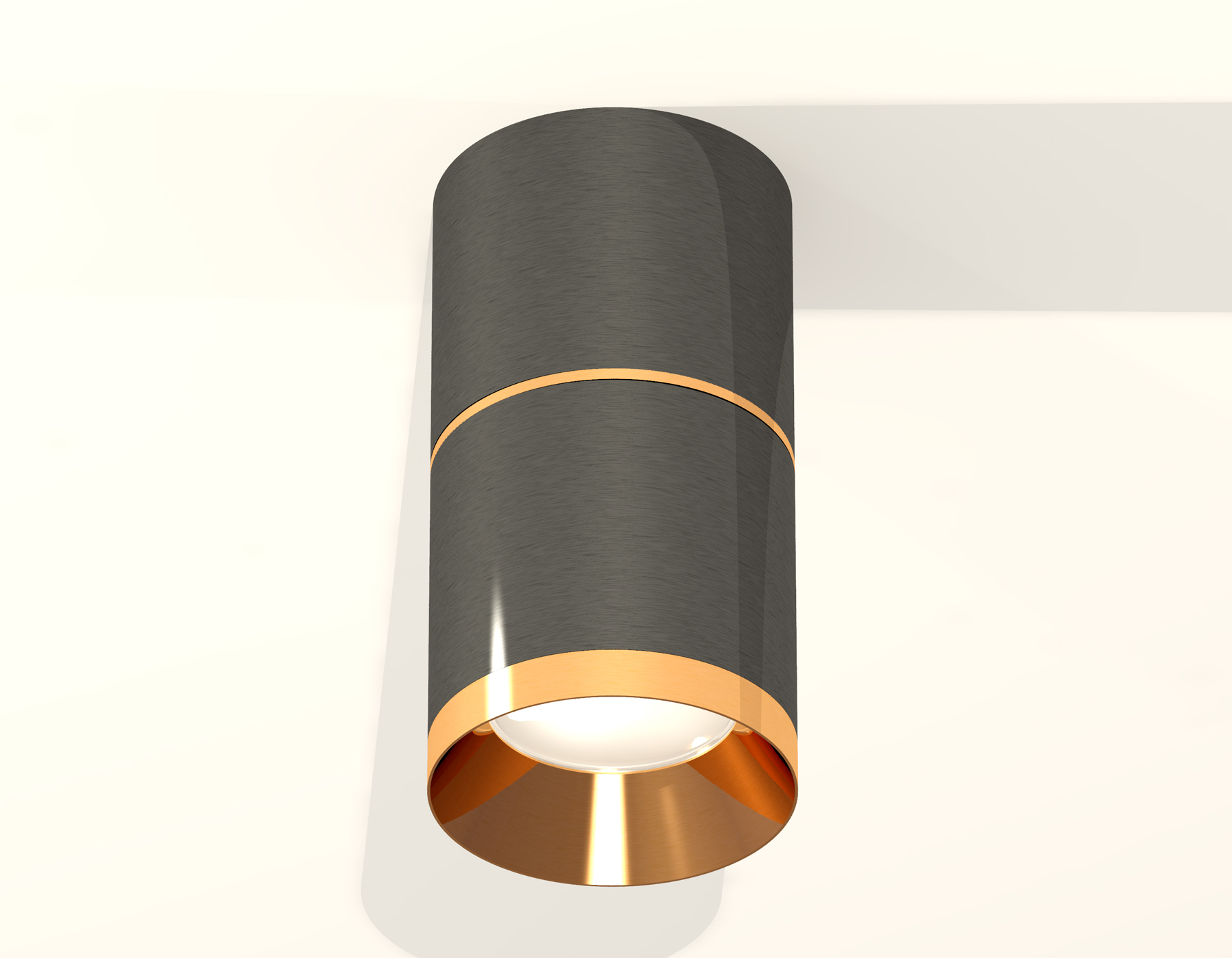 Комплект накладного светильника XS7403081 DCH/PYG черный хром/золото желтое полированное MR16 GU5.3 (C7403, A2072, C7403, N7034)