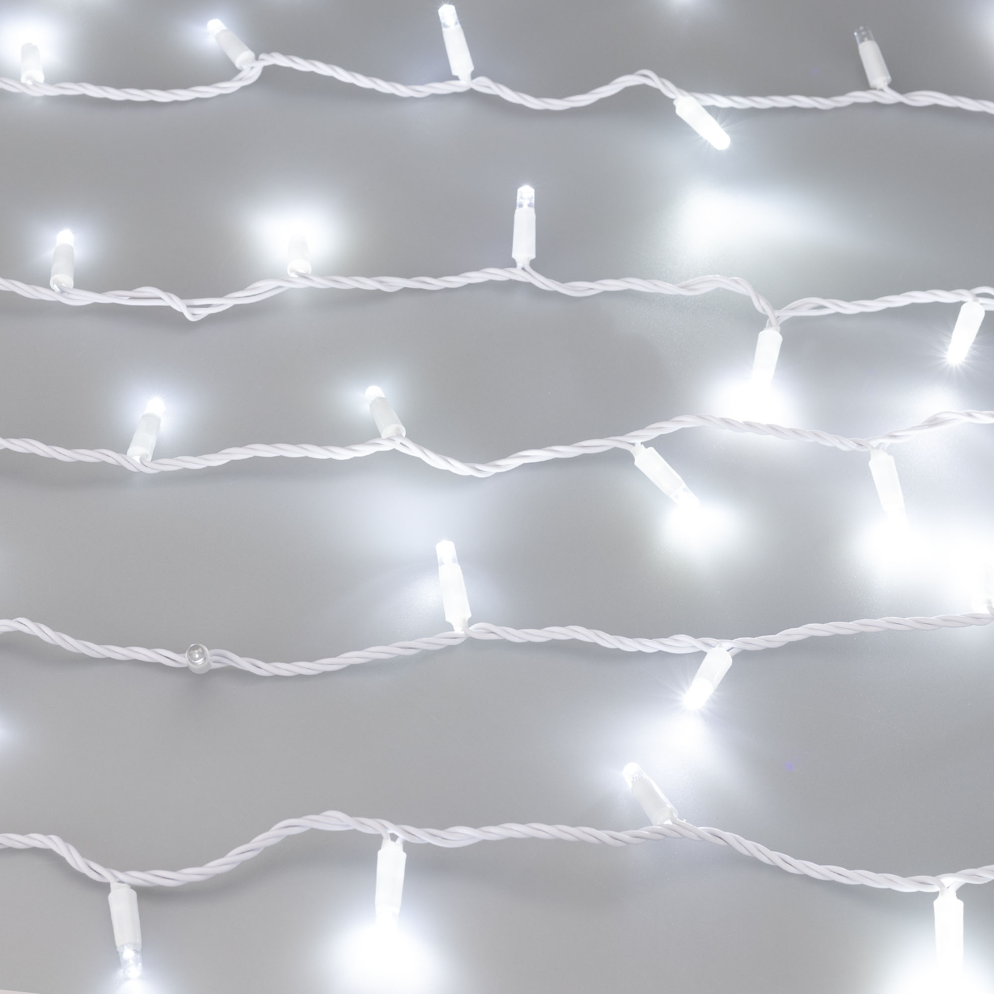 Светодиодная гирлянда ARD-STRING-CLASSIC-1000-WHITE-100LED-PULSE White (230V, 7W) (Ardecoled, IP65) 031647