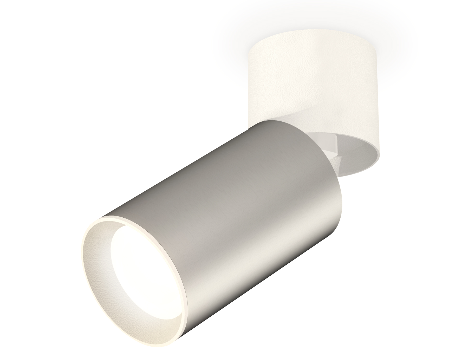 Комплект накладного поворотного светильника XM6324030 SSL/WH/SWH серебро песок/белый/белый песок (A2220, C6324, N6101)