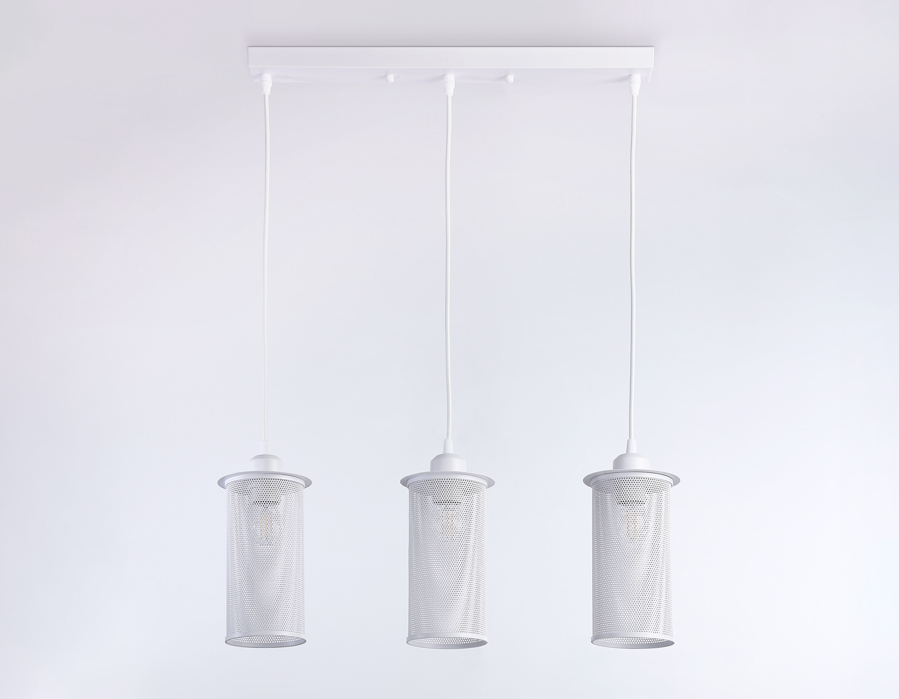 Подвесной светильник в стиле лофт TR8163/3 WH белый E27*3 max 40W 580*102*1060