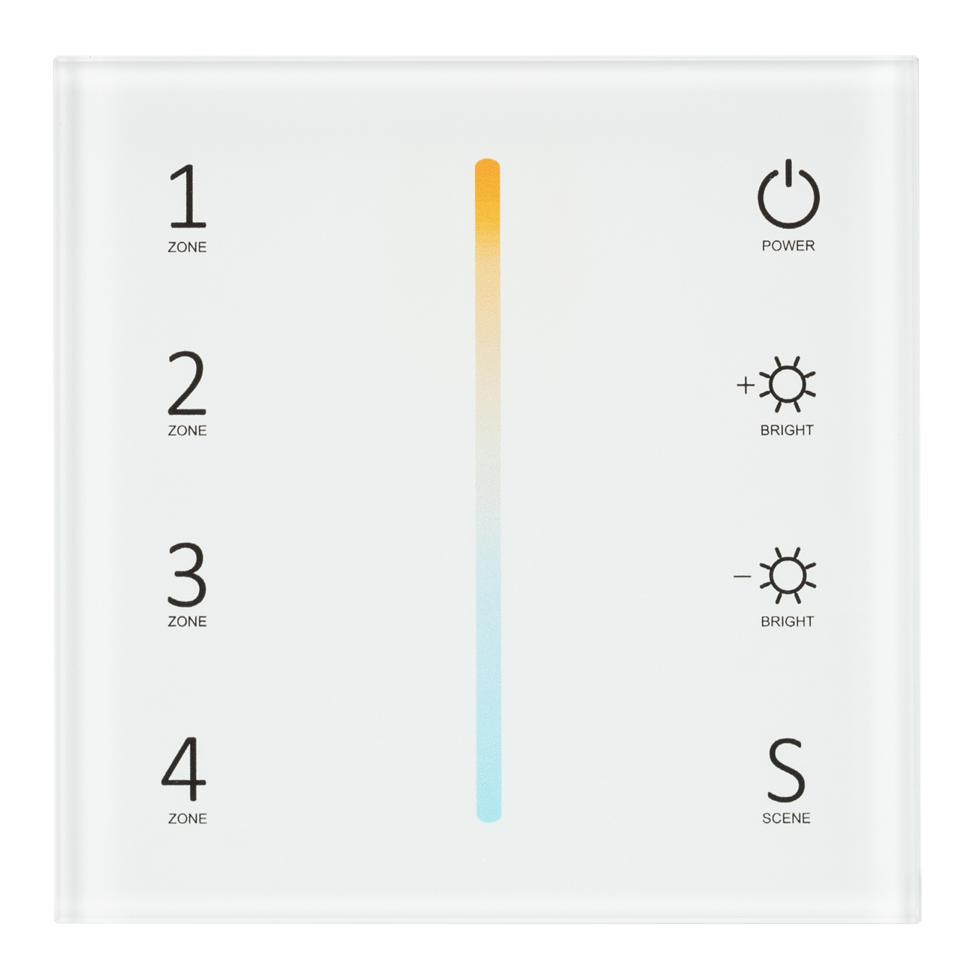 Панель Sens SMART-P38-MIX White (230V, 4 зоны, 2.4G) (Arlight, IP20 Пластик, 5 лет) 027118