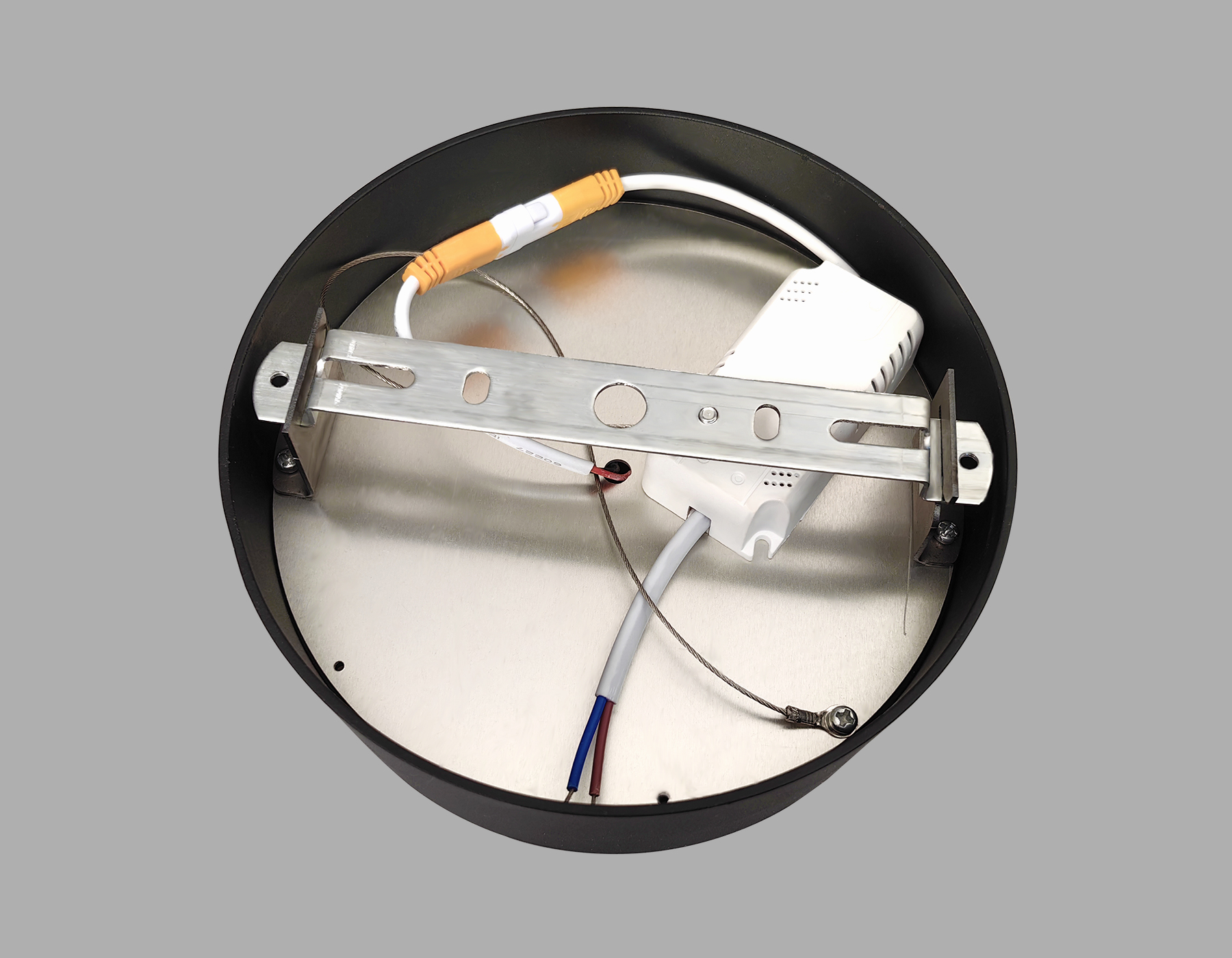 Потолочный светодиодный светильник FV5513 BK черный LED 15W 3000K D120*58 (Без ПДУ)