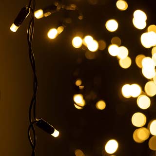 Светодиодная гирлянда ARD-EDGE-CLASSIC-2400x600-BLACK-88LED-FLASH Warm/Warm (230V, 6W) (Ardecoled, IP65) 031192