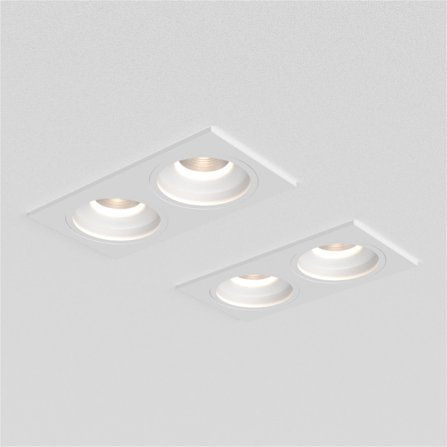 Встраиваемый светодиодный светильник Ledron LEVEL SQ2 White (2074)