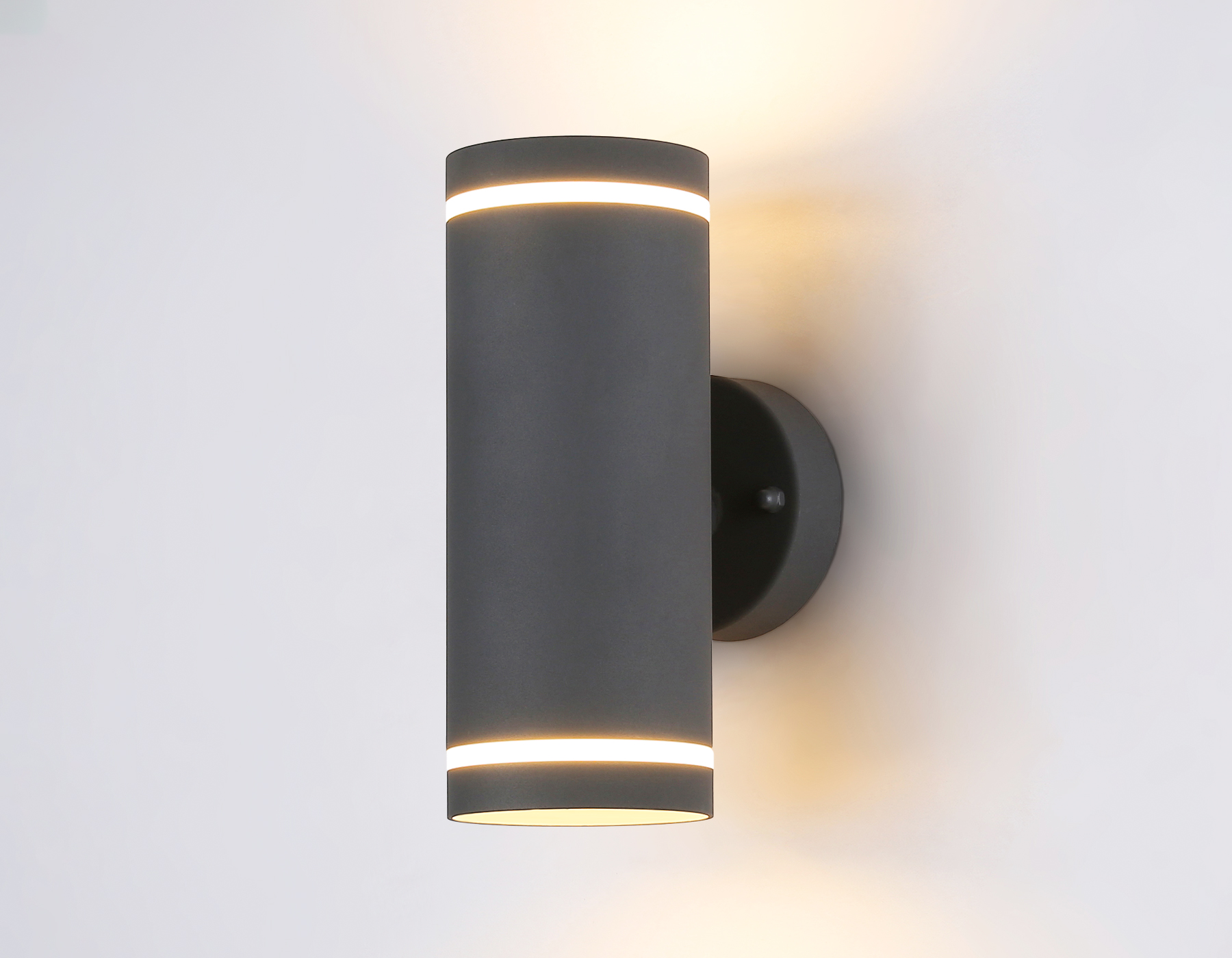 Уличный настенный архитектурный светильник ST3332/2 GR серый IP54 GX53/2 max 15W 210*85*125