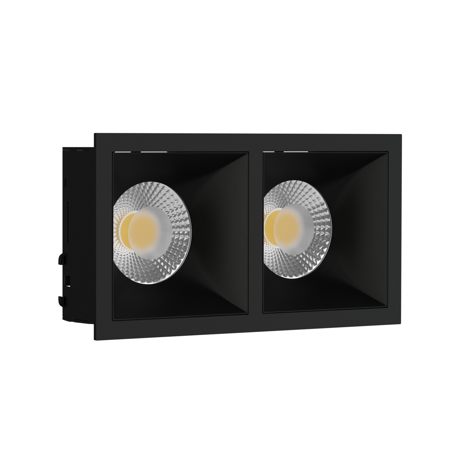 Встраиваемый светильник под сменную лампу Ledron RISE KIT2 Black (2457)