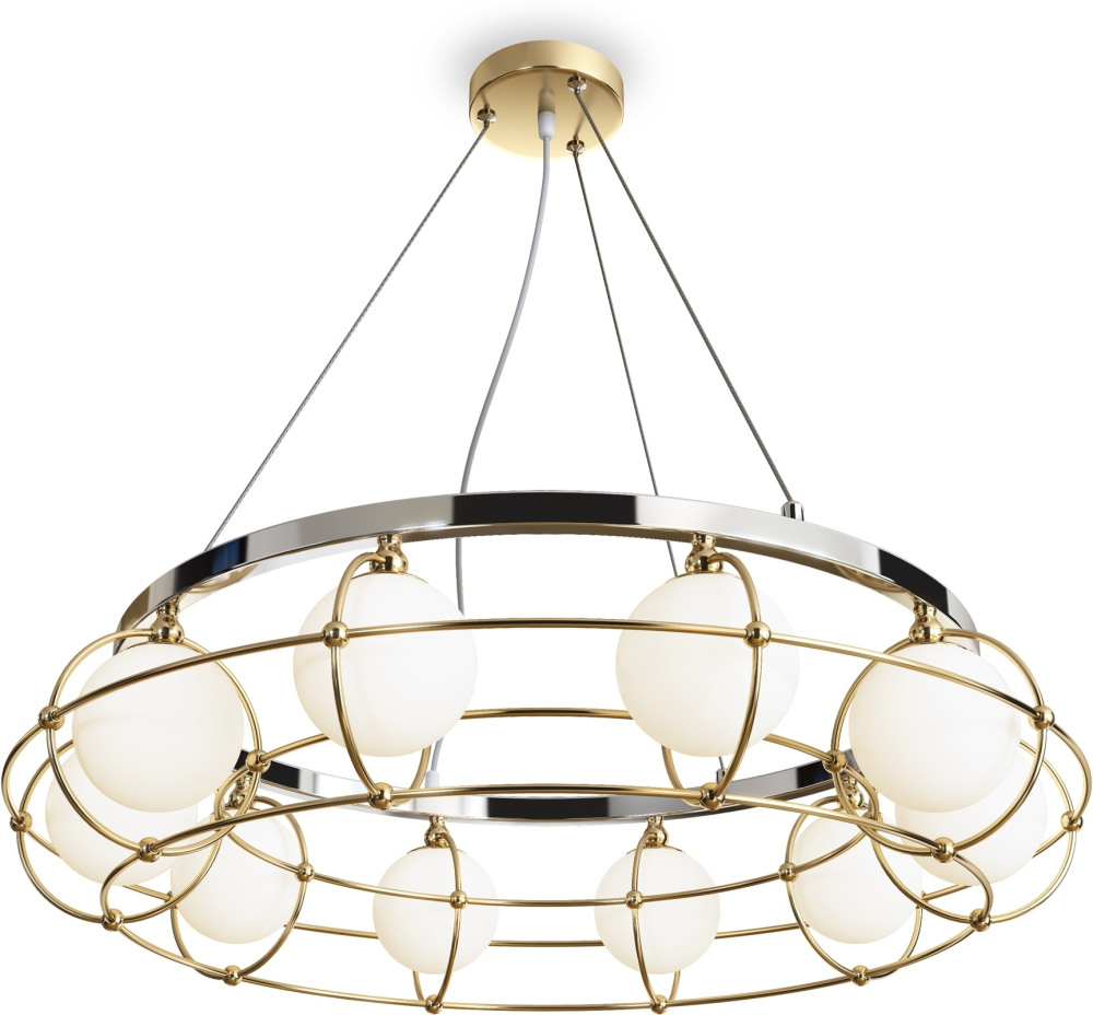 Подвесная люстра Carcass MOD312PL-10GCH (mod312pl-10gch)